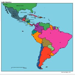 Physical map of latin america quiz